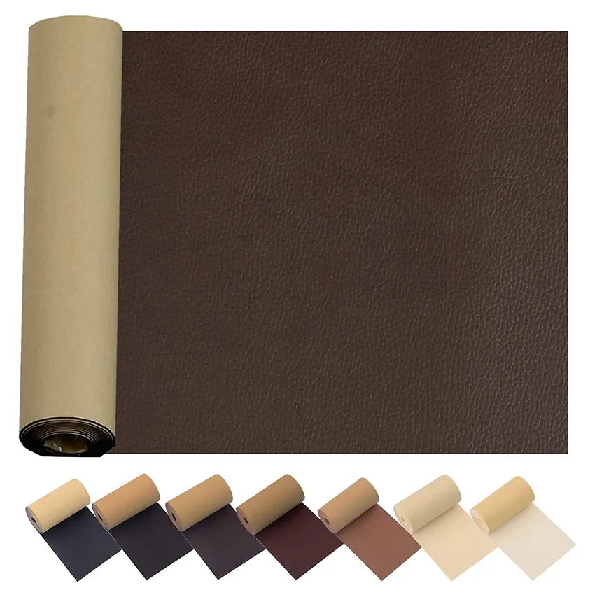 Cuir synthétique PVC à auto-adhésif, cm, cuir synthétique pour tapisserie de canapé, décoration de maison, vente en gros