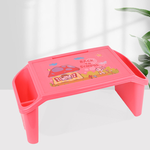 Precio barato de fábrica, escritorio de plástico para niños, mesa de ordenador portátil, mesa de estudio moderna para niños - Product Image 4