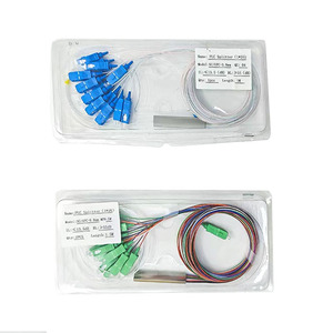 PLC Optical Fiber <strong>Splitter</strong> 1x8 Mini Steel Tube Fibre Optic <strong>Splitter</strong> with SC/APC Connectors - Product Image 6