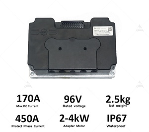 Controlador de motor de CC sin escobillas Nd96450 de alta eficiencia programable 96V 170A controlador Fardriver de corriente CC máxima - Product Image 3