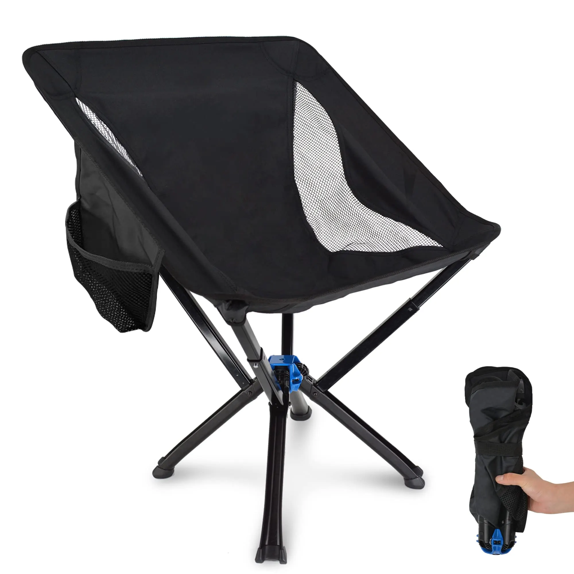 Produzione migliore vendita Cliq su misura ingranaggio leggero in alluminio esterno altro pieghevole portatile spiaggia sedia da campeggio pesca