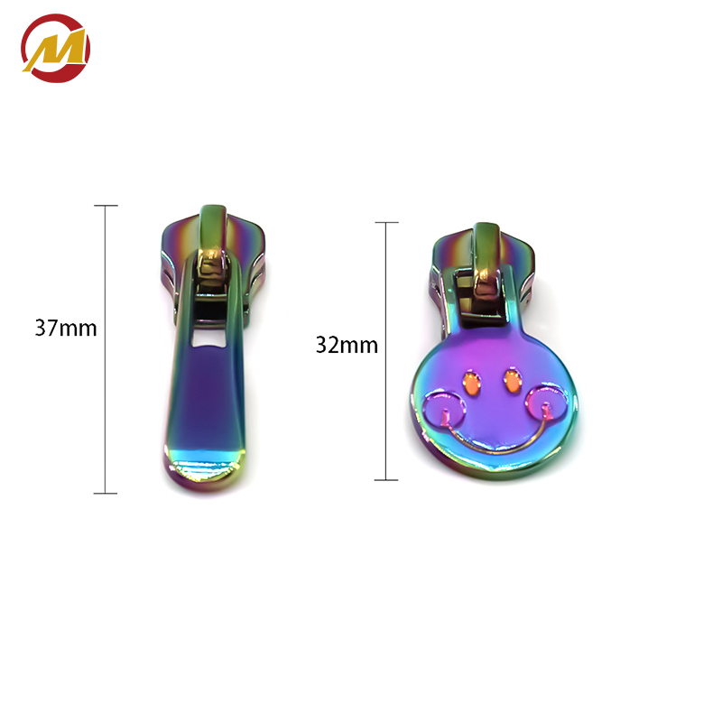 Tirette de fermeture éclair avec étiquette de couleur