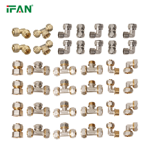 IFAN khí hệ thống ống nước jonit pex ống nối pex phù hợp cw617 Brass nén phù hợp tất cả các loại pex nén phù hợp - Product Image 5