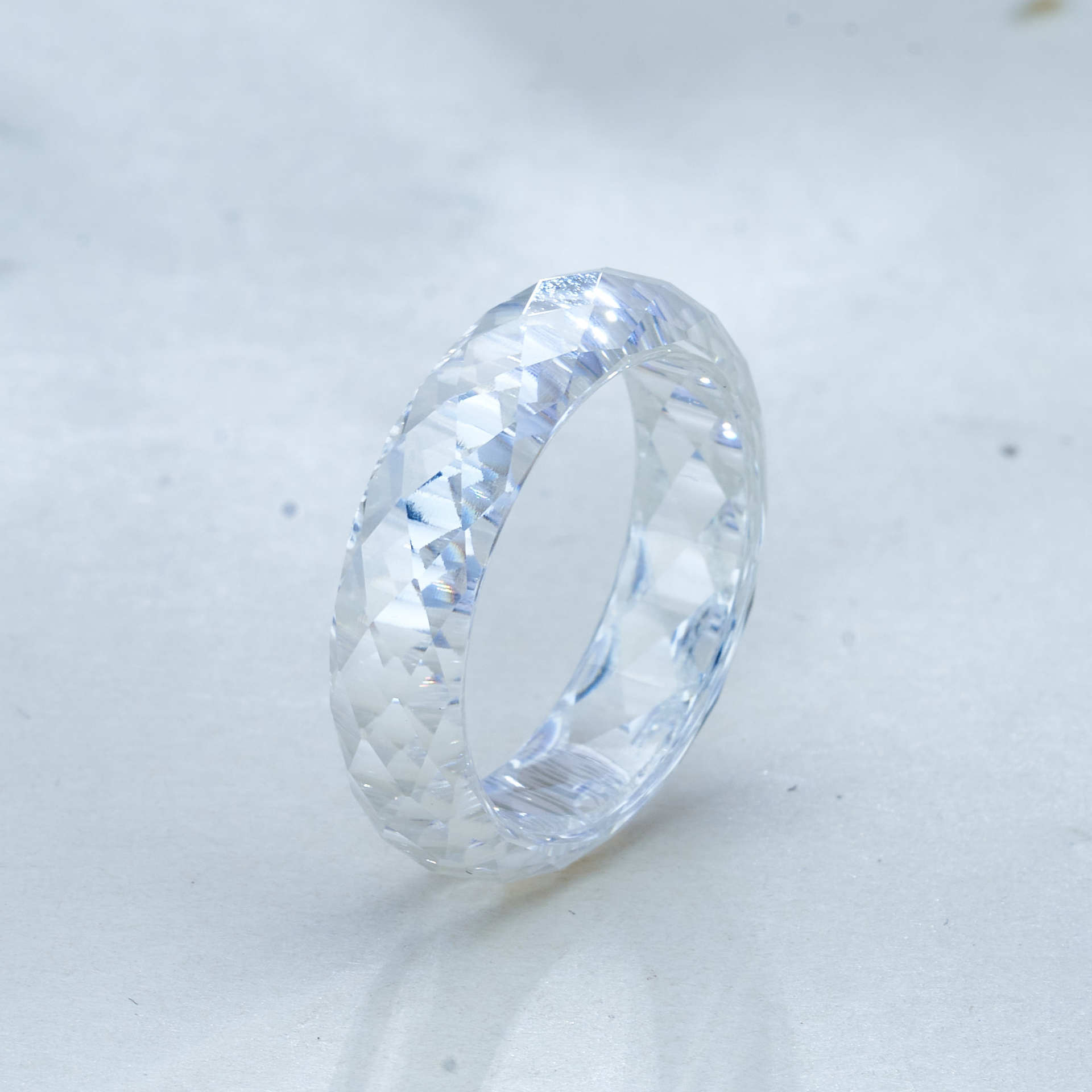 White-Moissanite+GRA Certificate