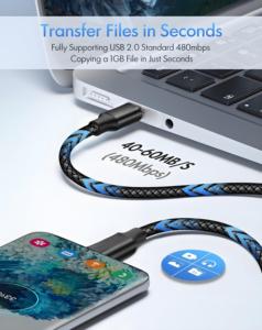 Üretici yüksek kalite USB tip-c kablo 1m 2m USB 2.0 a C 480Mbps veri transferi ve cep telefonları için 5V/3A hızlı şarj - Product Image 6