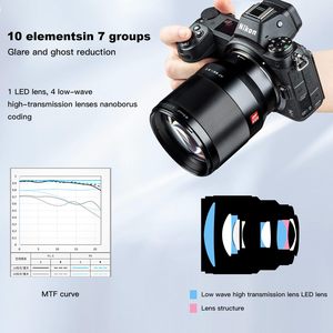 VILTROX 85mm F1.8 Lens STM Full-Frame Autofocus Large Aperture Z9 Z7 Z7II <strong>Z6</strong> Z6II Z5 Z50Nikon Z Mount Lens for <strong>Camera</strong> Nikon - Product Image 4