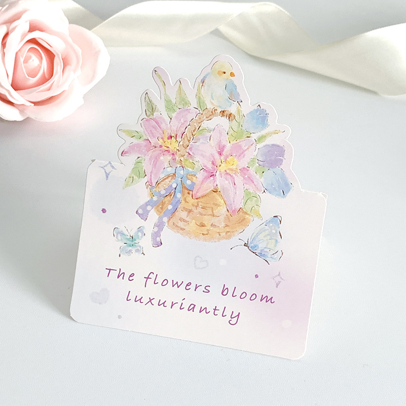 Flower basket card