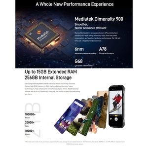 在庫あり8GB 256GB DOOGEE V306.58インチAndroid125G頑丈な電話 - Product Image 5