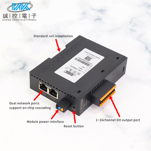 CK-TP5016 16チャンネルModbus TcpリモートIoイーサネットスイッチPLC用デジタル出力通信拡張モジュール - Product Image 2