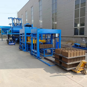 Voll automatische hydraulische Hohl betonblock herstellungs maschine Farb fertiger Inter lock Ziegel herstellungs maschine