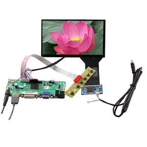 Hd-Mi Dvi Vga Audio Lvds Converter Board Monitor táctil capacitivo 7 "1024X600 Pantalla táctil 7 Panel Lcd Pantalla táctil - Product Image 2