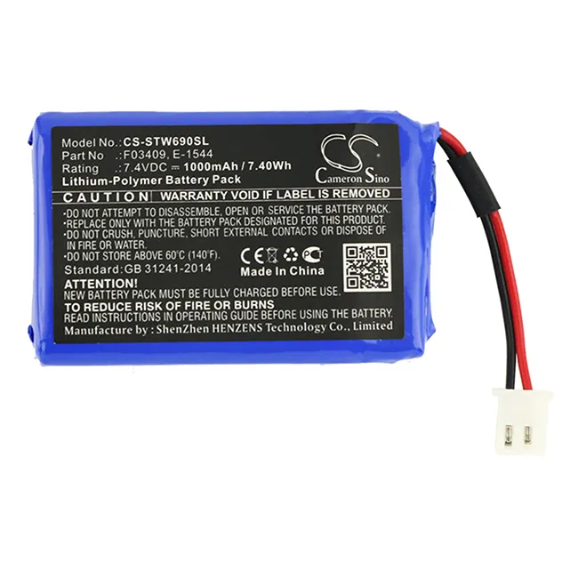 Batteria per Satlink WS-6908 WS-6909 WS-6912 WS-6932 WS-6933 WS-6936 WS-6906 6912 Digital Satellite E-1544 F03409 Finder