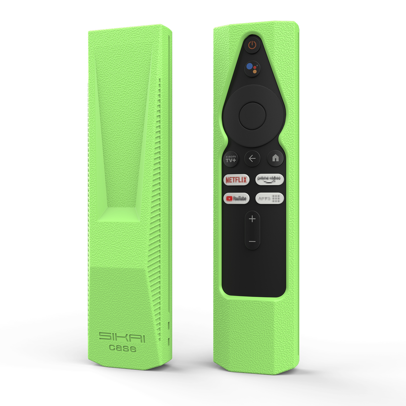 Glowing green