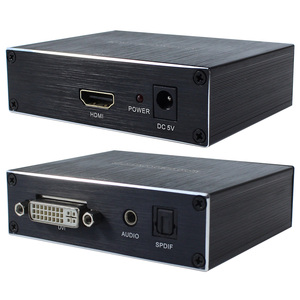 Audi &amp;Video Accessories DVI to for <strong>HDMI</strong> Converter with 3.5mm Stereo Audio&amp;Optical Toslink SPDIF Converter Includes Power Adapter