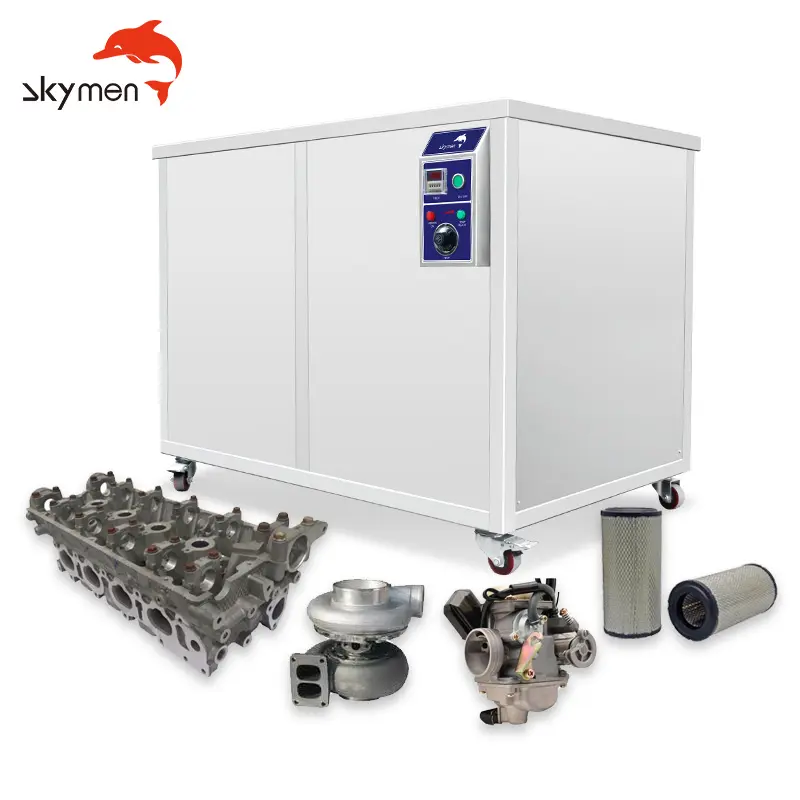 Skymen Industrial ultrasonic cleaner for engine block carbon cylinder head carburetor turbocharger DPF cleaning machine