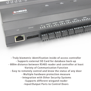 Inbio160/260/460 <strong>IP</strong>-based Access Control Board <strong>TCP</strong>/<strong>IP</strong> RS485 Communication 125Khz Ip54 Waterproof <strong>Fingerprint</strong> <strong>Reader</strong> - Product Image 5