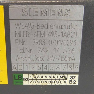 Nuova e originale tastiera operativa originale Plc WS495 6 fm14951 ab20 GEB per PLC PLC Controller di programmazione - Product Image 2