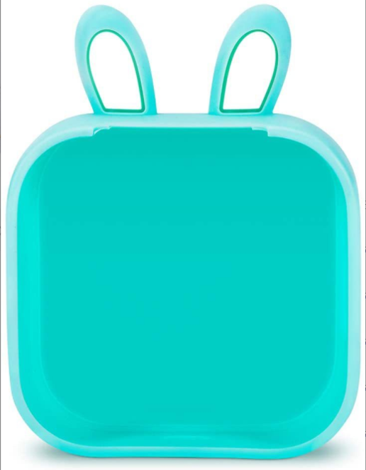 Conejo verde funda de silicona