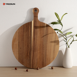 Bán Buôn Nhà Bếp Dày Lớn Số Lượng Lớn Vòng Cá Nhân Tùy Chỉnh Koa Đen Óc Chó Keo Gỗ Tre Cắt Hội Đồng Quản Trị Với Xử Lý - Product Image 3