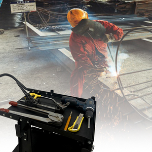 JH-Mech Mobile Welding Machine <strong>Trolley</strong> with Swivel Wheels 3-Tier Service Weld Cart with Lock Welding <strong>Trolley</strong> - Product Image 6
