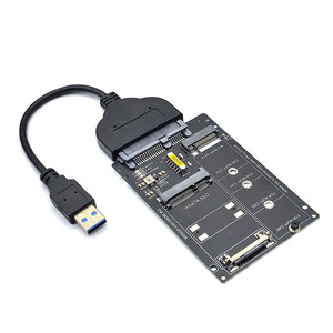 NGFF + MSATA至SATA3适配卡M2密钥b-m固态硬盘至6g接口转换卡 - Product Image 3