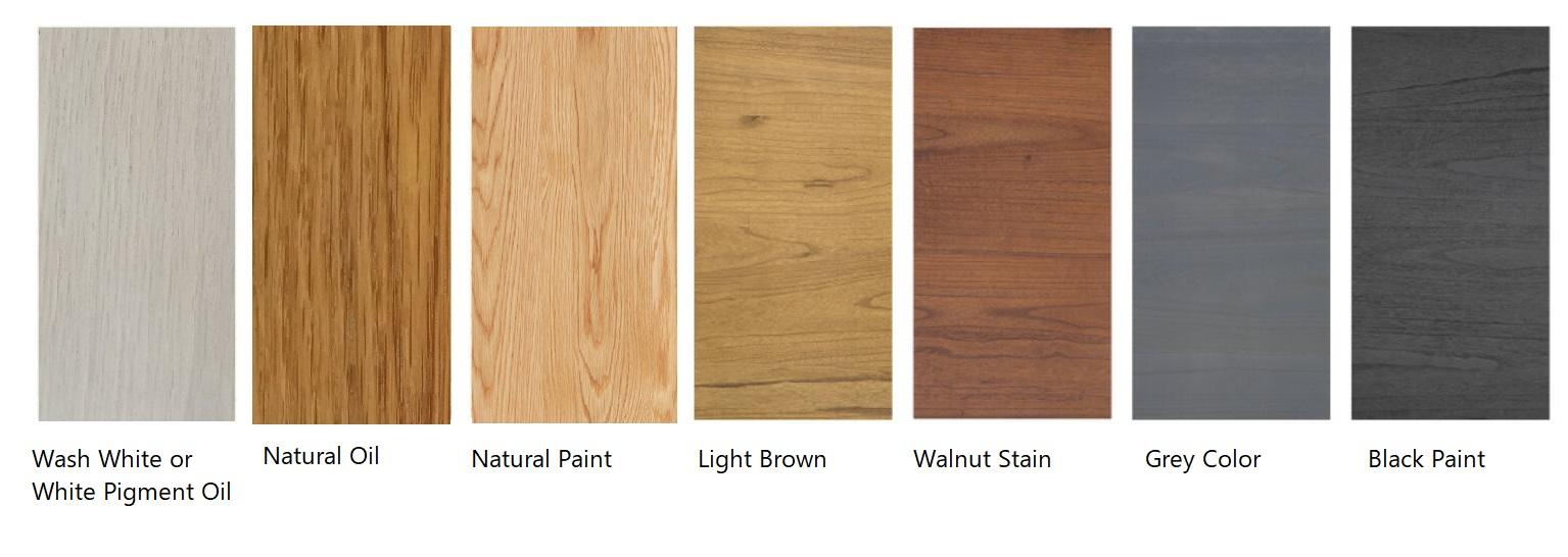 Natural, Walnut, Black