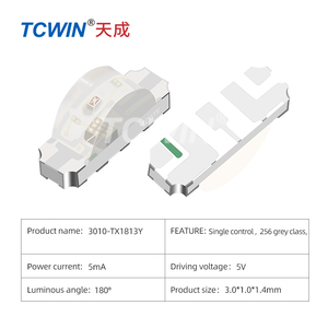 Tcwin led led ışık programlanabilir Ic Smd Led TX1813Y 3010 RGB Smd Led modülü çip tam renkli led App kontrolü - Product Image 2
