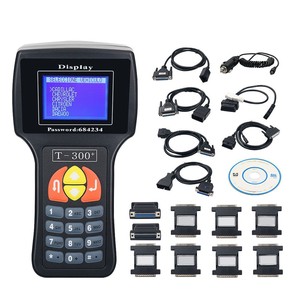 T300 V23.9 Auto Scanner Code Reader Motor analysator Neueste Englisch/Spanisch Blau Schwarz Key Matcher Electric Key Programmer
