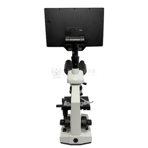 Microscopio biológico LCD de 9,7 pulgadas para estudiantes de medicina binocular, microscopio Digital para laboratorio de Hospital - Product Image 2