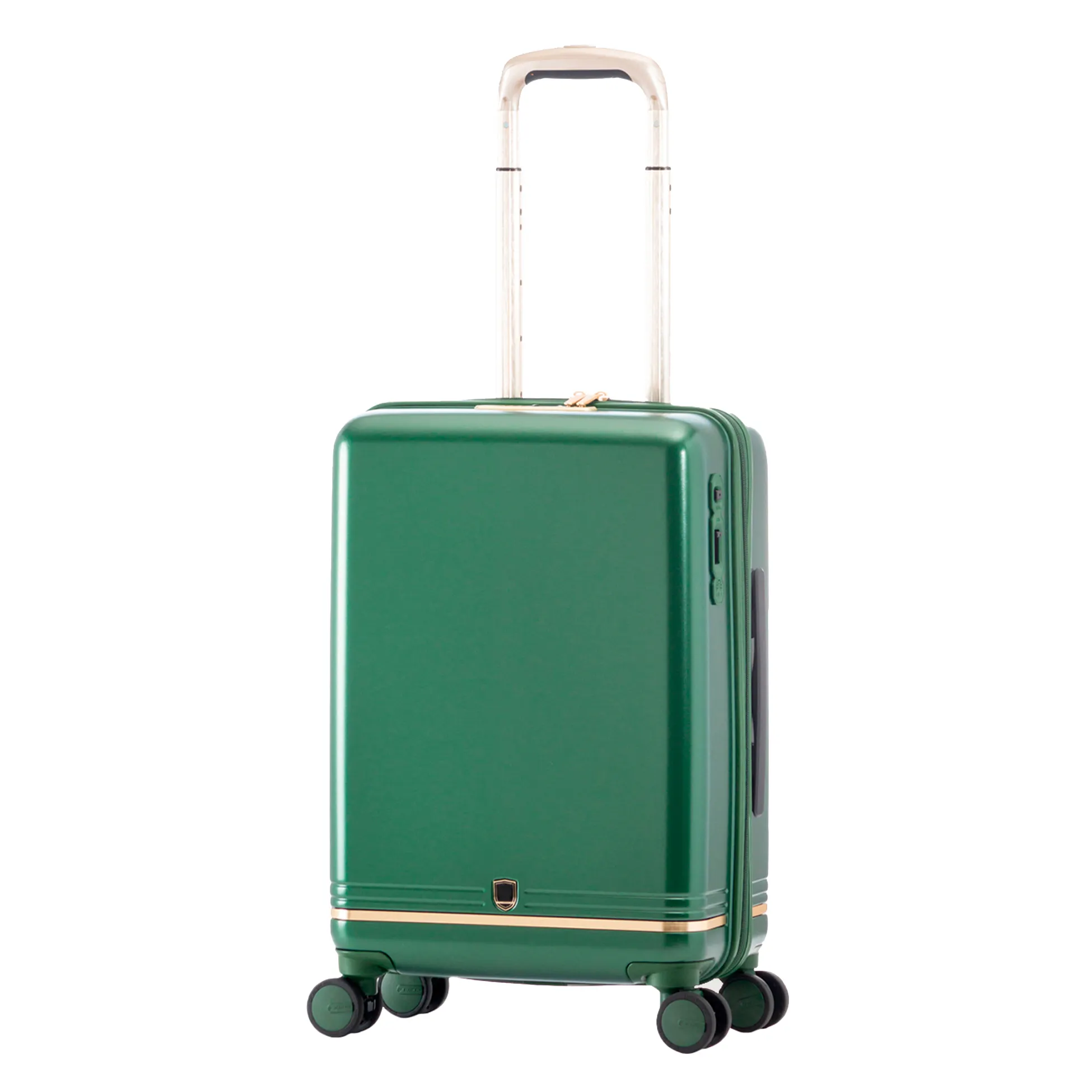 HongYue bagaglio a mano valigia leggera con Spinner rigido da 18 pollici con serratura TSA.