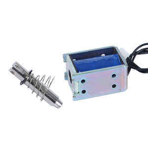 Landa sq0837 Mini DC 12V 24V đẩy kéo <span class=keywords><strong>solenoid</strong></span> tuyến tính mở khung <span class=keywords><strong>solenoid</strong></span> - Product Image 5