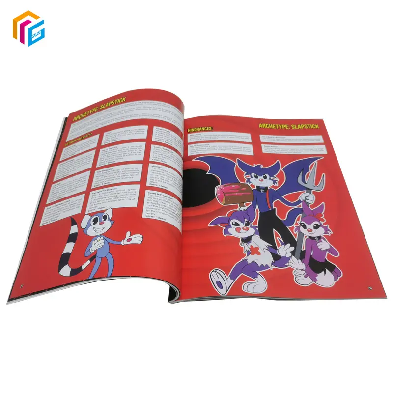 Funda blanda de fábrica para cómics, A4, A5, a todo Color, impresión de libros de Manga, papel personalizado, para niños y adultos