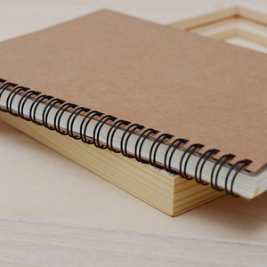 Papel de impresión promocional para estudiantes, cuaderno de tapa dura A4, cuaderno de notas en espiral A5 personalizado en blanco con caja - Product Image 1