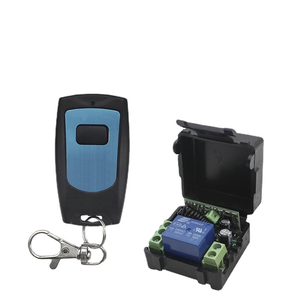 Controlador inalámbrico de relé DC12V 10A, sistema de acceso de garaje inalámbrico de Metal de 1CH, acceso de controles remotos fijos rodantes de aprendizaje de 315MHz - Product Image 1