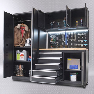 JZD <strong>S</strong>-Type Workshop Tool Storage <strong>Workbench</strong> Metal Assembly Worktable Cabinet Cart Combination Type Toolbox &amp; Tool Trolley