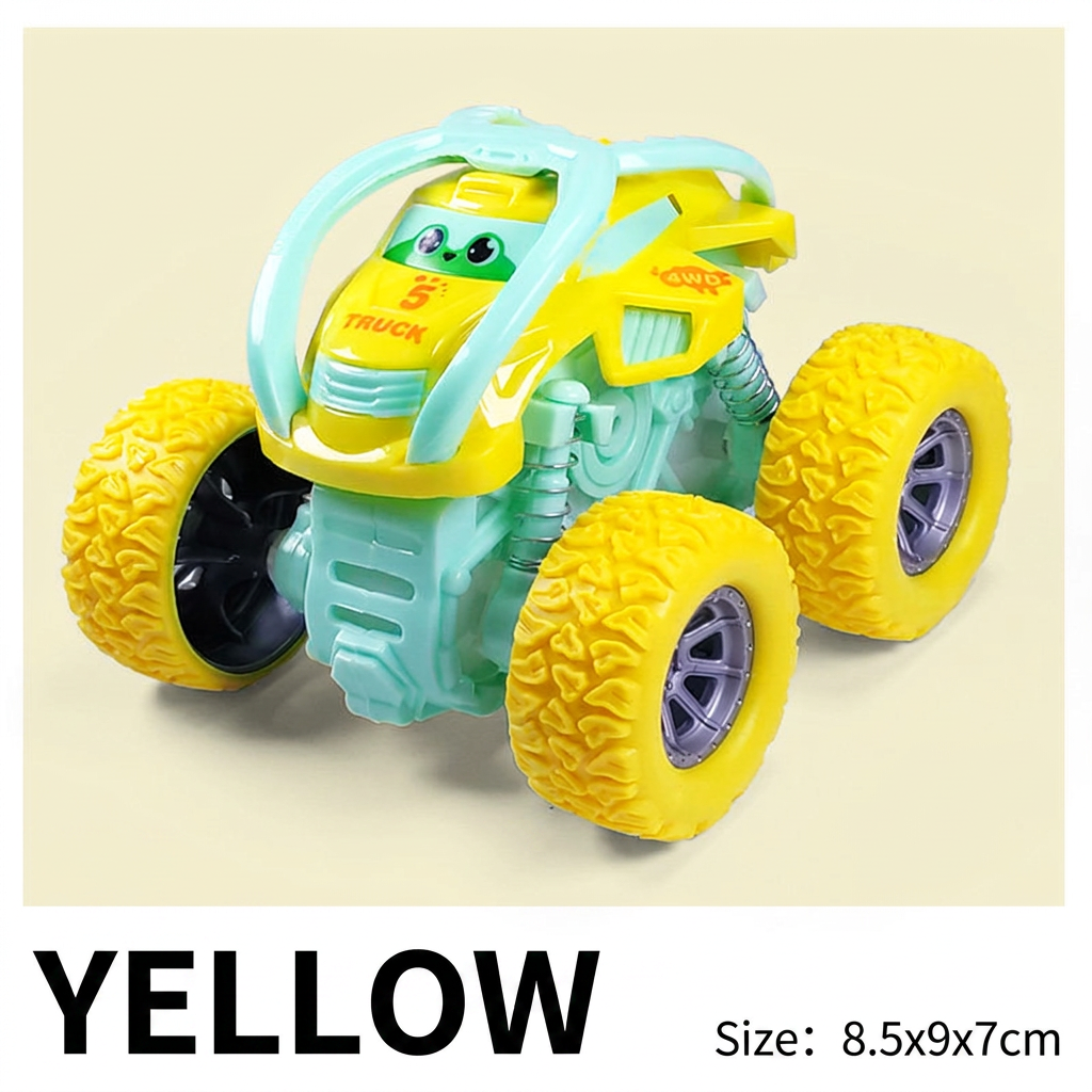 Yellow rolling car 1