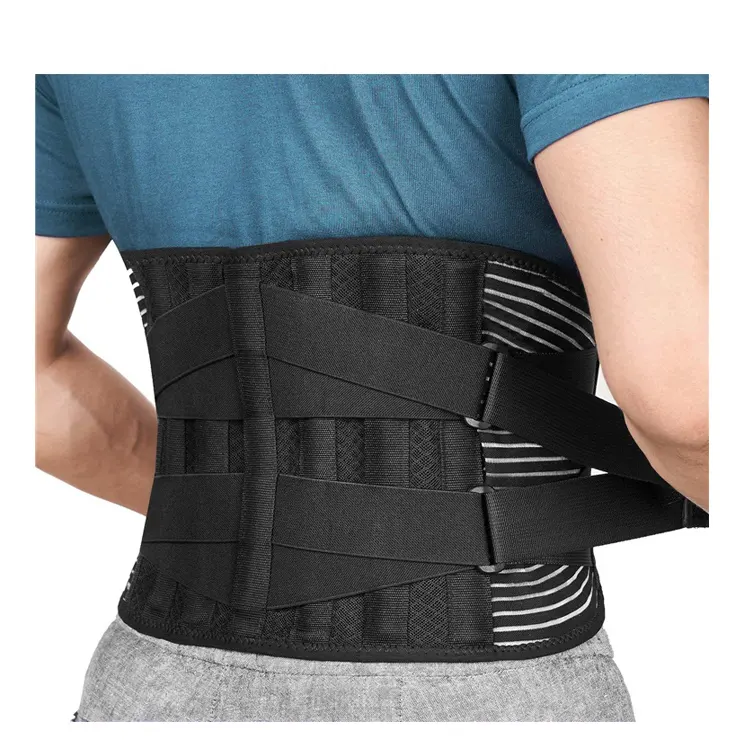 Cinghie regolabili personalizzate all'ingrosso cintura di sostegno lombare traspirante dolore alla schiena