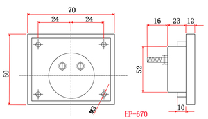 Di forma rettangolare di maggiore precisione 1.5 classe puntatore pannello a sfioramento di tipo di frequenza Hz tester - Product Image 5