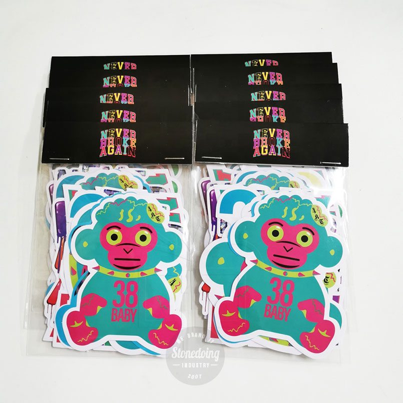 Custom sticker packs of die cut stickers example 06