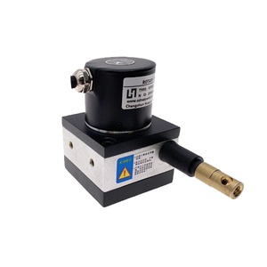 Codificador lineal de cable de dibujo para potenciómetro, 50x50mm, tamaño 0-10V 0-10K de Salida 0-1000mm