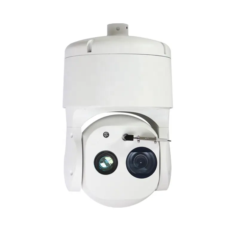 Alta Definição Bi-Spectrum Segurança Externa IR Speed Dome PTZ Câmera com CCTV Câmera e 500m/800m Iluminador Laser