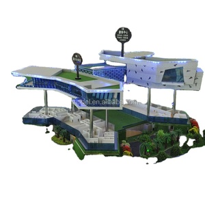 Unique Design Club <strong>Architect</strong> Model for Sale , Lift Installed to See Interior Furnitures , Purple Architecture Building Lighting - Product Image 1