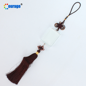 BSK-10-17 Pha Lê Thăng Hoa Xe Mặt Dây Chuyền Keychain Khoảng Trống - Product Image 3