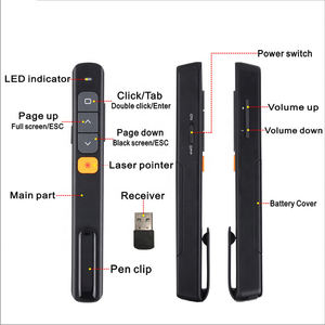 USB Wiederauf ladbarer Wireless Presenter mit Laserpointer-Präsentation Wireless Presenter Clicker für Presentation Remote - Product Image 2