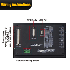 HLTNC DDCS V3.1 3 4 Axis 500 Khz <strong>CNC</strong> Offline Standalone Motion Controller System Support <strong>G</strong> <strong>Code</strong> for Engraver Milling Router - Product Image 4