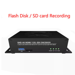 4K@60 12G-SDI Video Encoder srt rtmp Webcast USB-Flash-Laufwerk / SD-Karte NVR Aufnahme h265 Doppel-Eingang SDI Encoder - Product Image 3