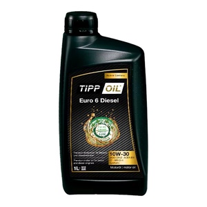 น้ำมันเครื่อง tipp Euro 6 10W-30 1L jaso DH-2 ACEA E6/E7 API CI-4น้ำมันหล่อลื่นพื้นฐานประสิทธิภาพสูงรับประกันคุณภาพ - Product Image 1