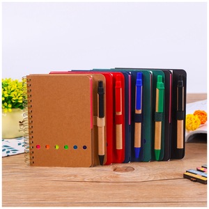 El más nuevo Coil Eco Notebook con nota adhesiva y bolígrafo de papel Cuaderno espiral - Product Image 3