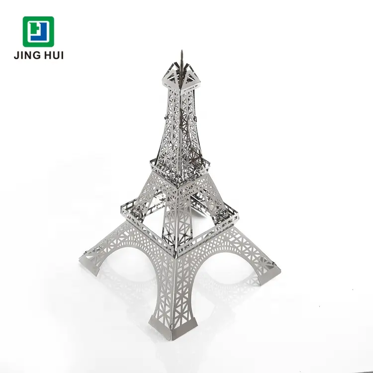 Custom Famous Building Eiffel Tower 3D Metal Model