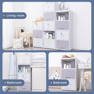 Haixing Đồ Đựng Quần Áo Tự Làm Thiết Kế Hồ Sơ Di Chuyển Được Sang Trọng Đồ Chơi Trẻ Em Không Gian Rộng Góc Phòng Khách Tủ Quần Áo Tủ Quần Áo - Product Image 3